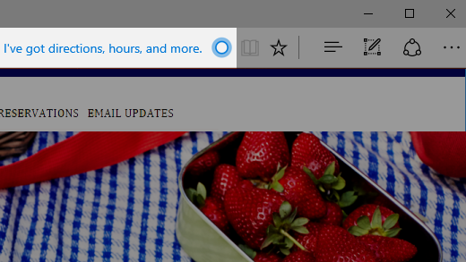ask cortana in microsoft edge